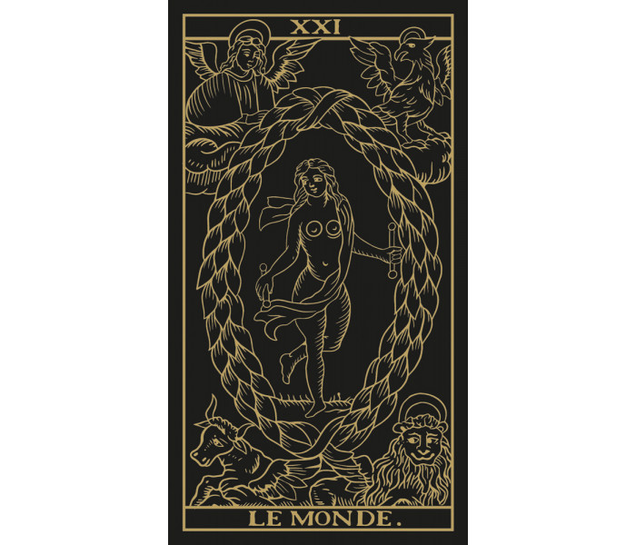 Карты Марсельского Таро в золотом и черном исполнении - Marseille Tarot Gold & Black edition. Lo Scarabeo