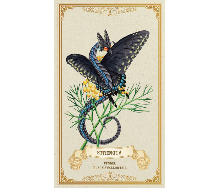 Оракул Зачарованих Квітів - Enchanted Blossoms Empowerment Oracle Cards. Blue Angel