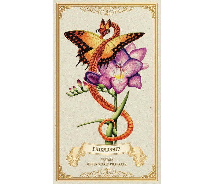 Оракул Зачарованих Квітів - Enchanted Blossoms Empowerment Oracle Cards. Blue Angel