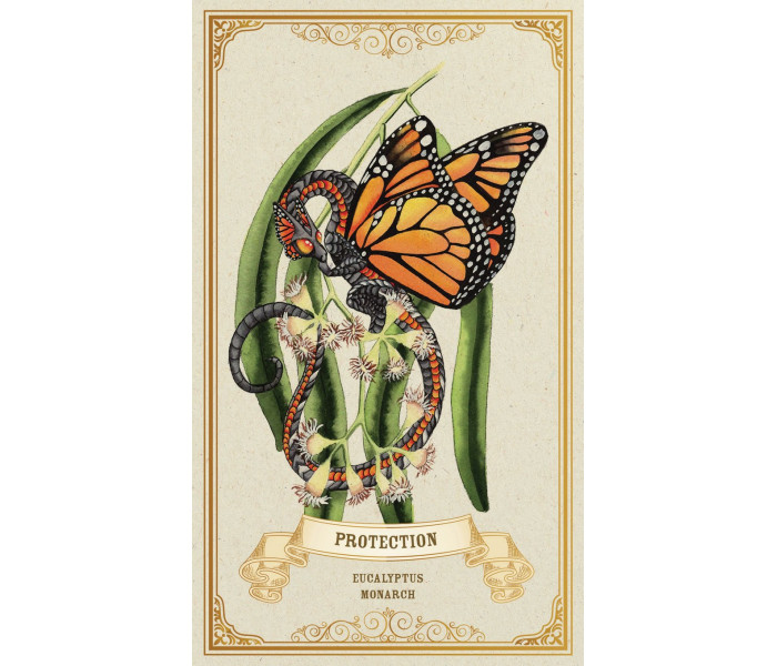 Оракул Зачарованих Квітів - Enchanted Blossoms Empowerment Oracle Cards. Blue Angel