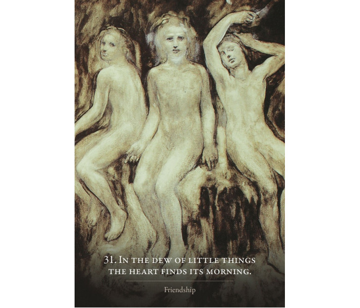 Оракул Пророк Кахліла Гібрана - Kahlil Gibran’s the Prophet Oracle Card Set . Blue Angel