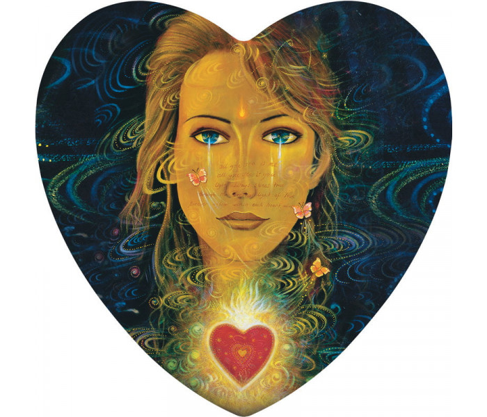 Оракул Закоханих - Lovers Oracle: Heart-shaped Fortune Telling Cards. Blue Angel