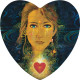 Оракул Закоханих - Lovers Oracle: Heart-shaped Fortune Telling Cards. Blue Angel