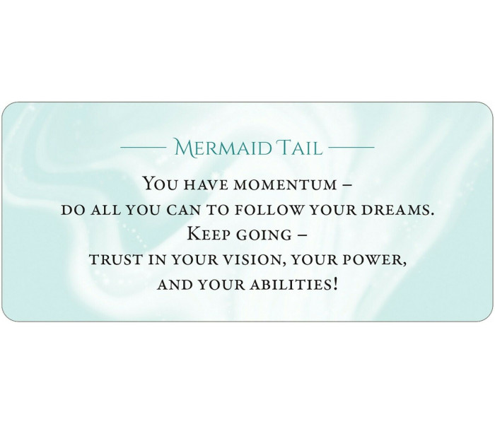 Магічні послання русалки-натхненниці - Magickal Messages From The Mermaid Inspiration Cards. Blue Angel