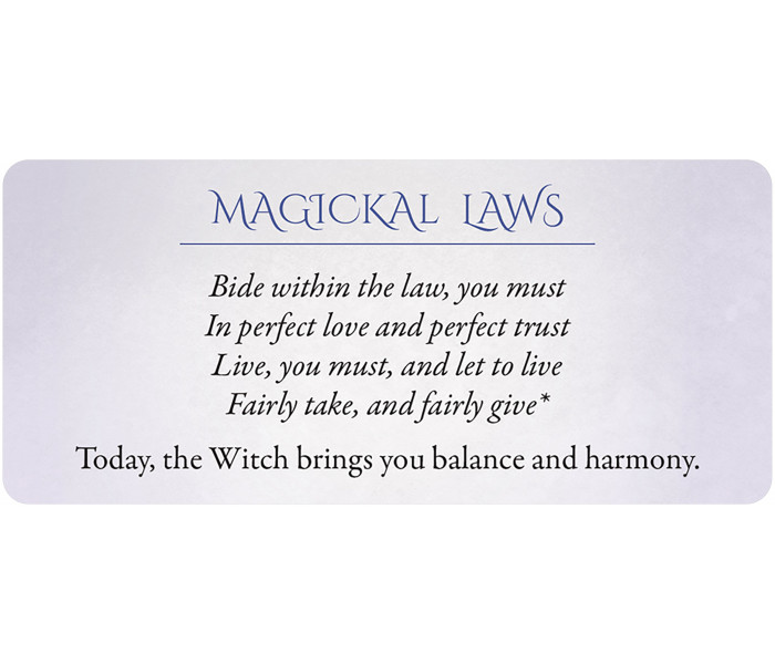 Секрети Чаклунського Оракула - Secrets of the Witch Oracle Cards. Blue Angel