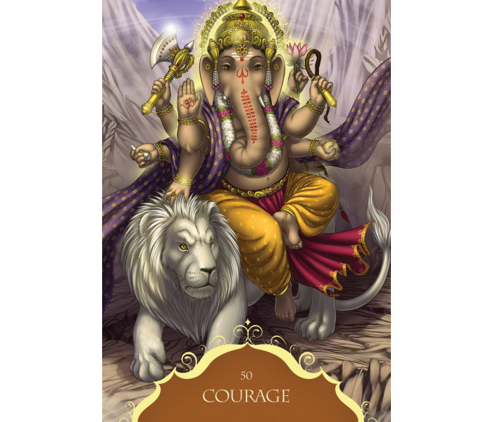 Оракул Шепіт Ганеші - Whispers of Lord Ganesha Oracle Cards. Blue Angel