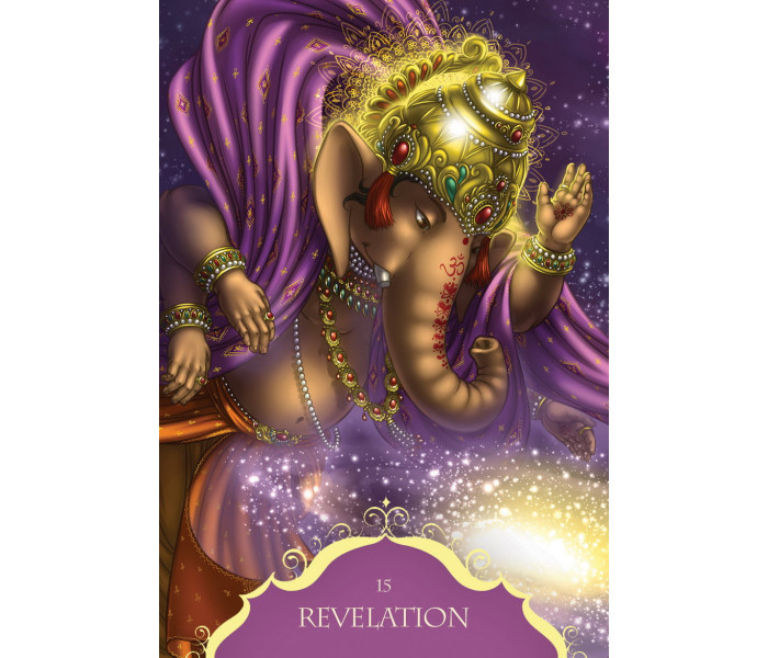 Оракул Шепіт Ганеші - Whispers of Lord Ganesha Oracle Cards. Blue Angel