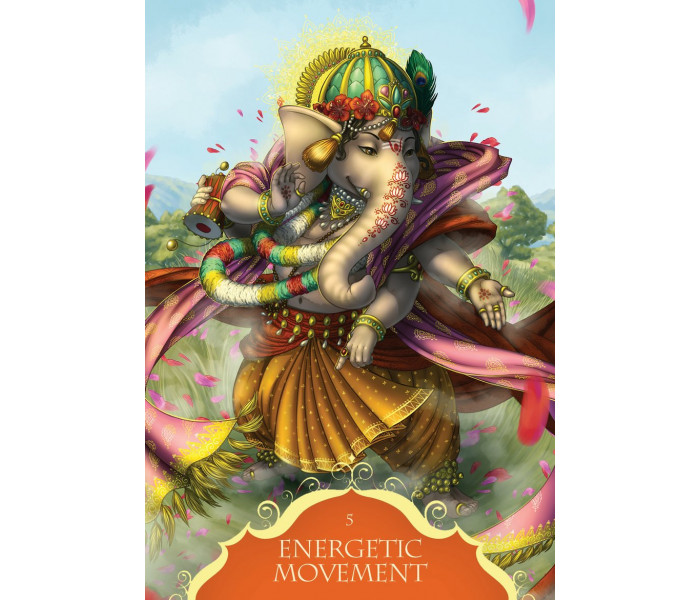 Оракул Шепіт Ганеші - Whispers of Lord Ganesha Oracle Cards. Blue Angel