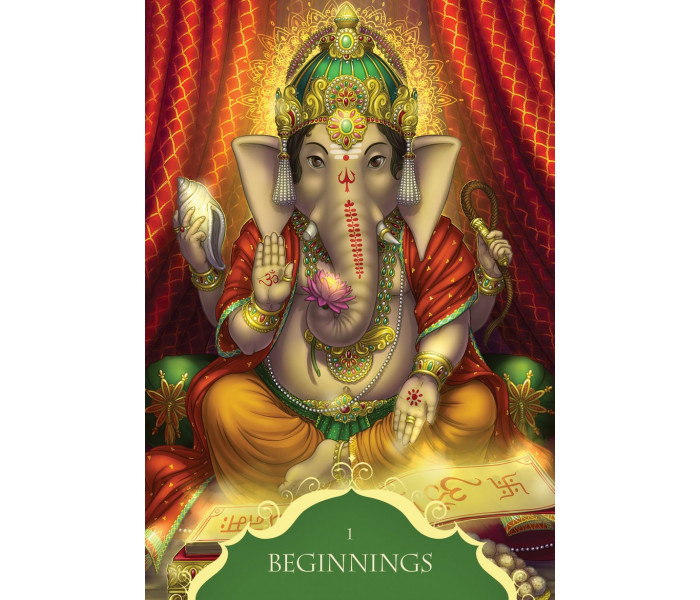 Оракул Шепіт Ганеші - Whispers of Lord Ganesha Oracle Cards. Blue Angel