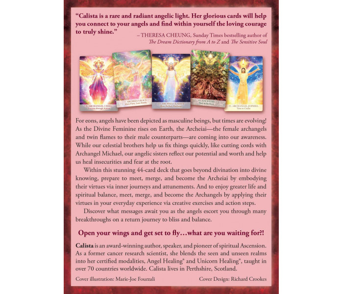 Оракул Женщина-Архангел - The Female Archangels Oracle Cards. Findhorn Press