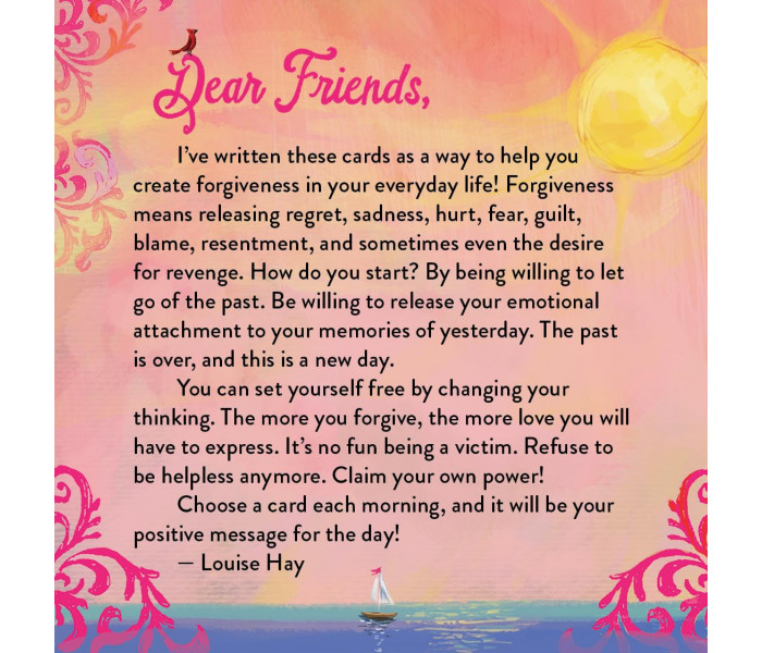 Афірмації для прощення - Affirmations For Forgiveness Cards. Hay House