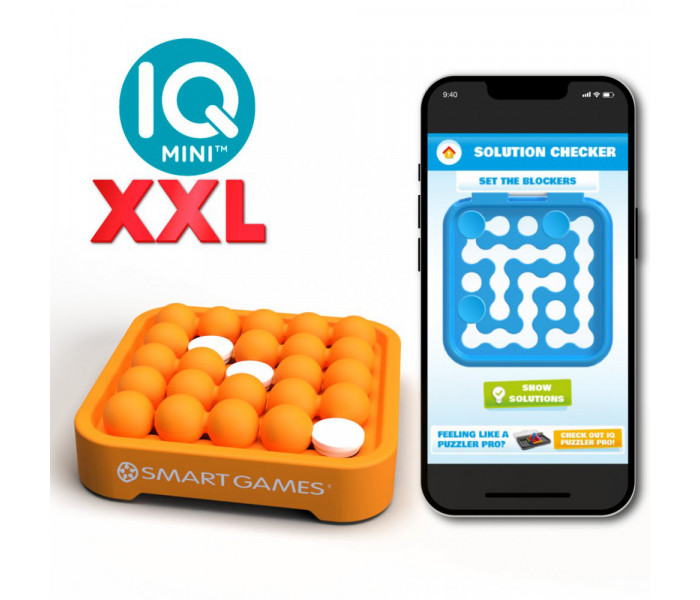 Настольная игра IQ Мини XXL (ENG + правила УКР). Smart Games (SG 401 XL)