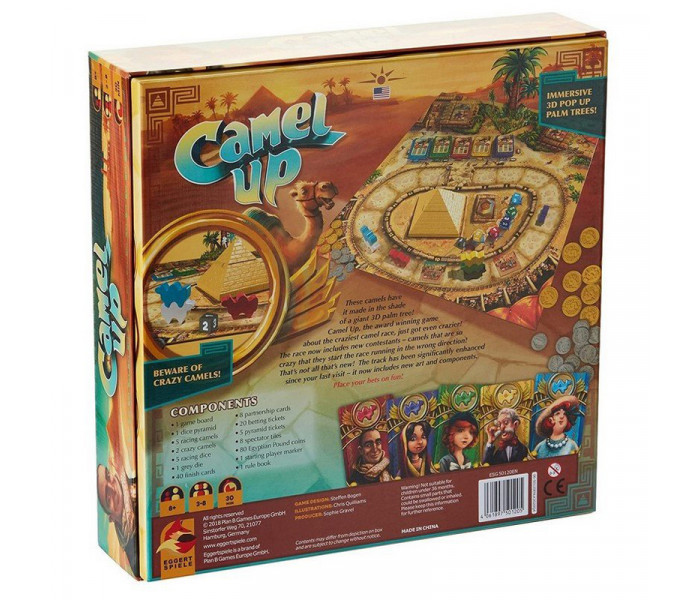Настільна гра Верблюди, вперед 2.0 (Camel Up). Asmodee (PZE30070EN)