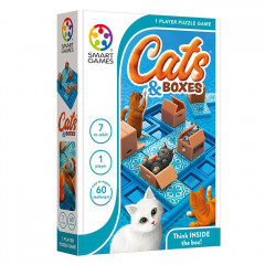 Настольная игра Коты в коробках (Cats & Boxes) ENG + правила УКР. Smart Games (SG 450)
