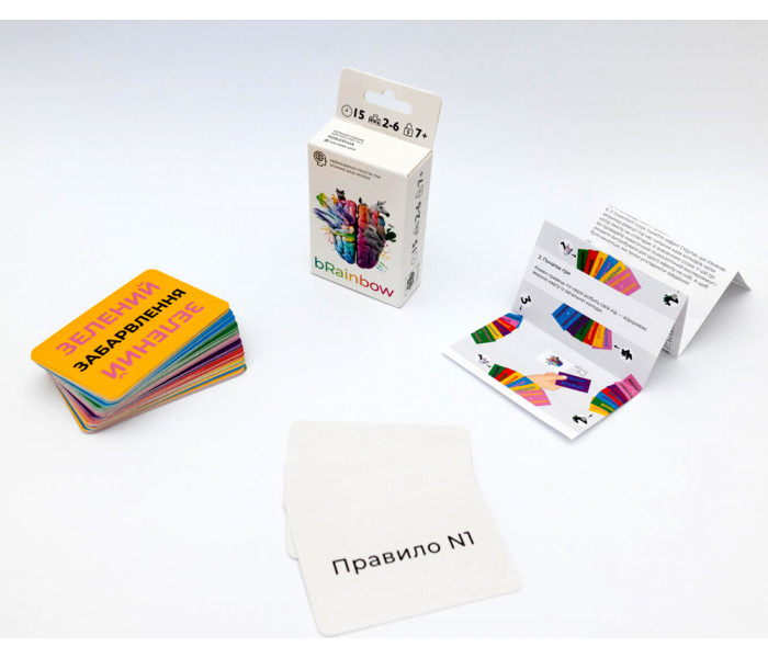 Настільна гра bRainbow UA (Брейнбоу УКР). Fun Games Shop (FGS64)