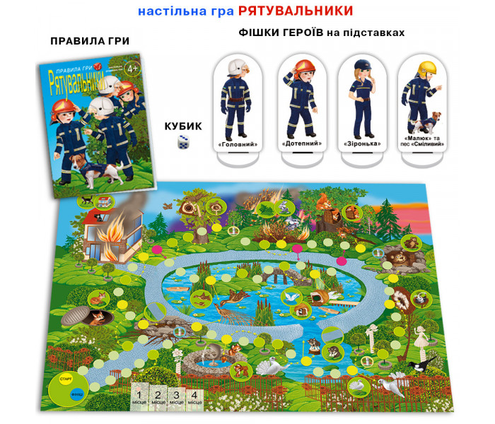 Настільна гра Рятувальники. КФІ (4820121181404)