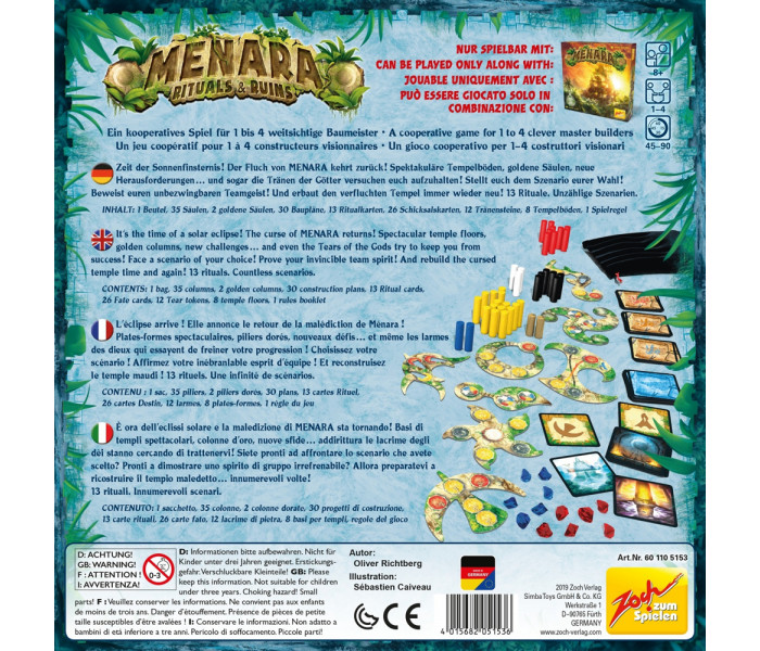 Менара: Ритуали і руїни. Доповнення (Menara - Rituals & Ruins) ENG. Zoch (601105153)