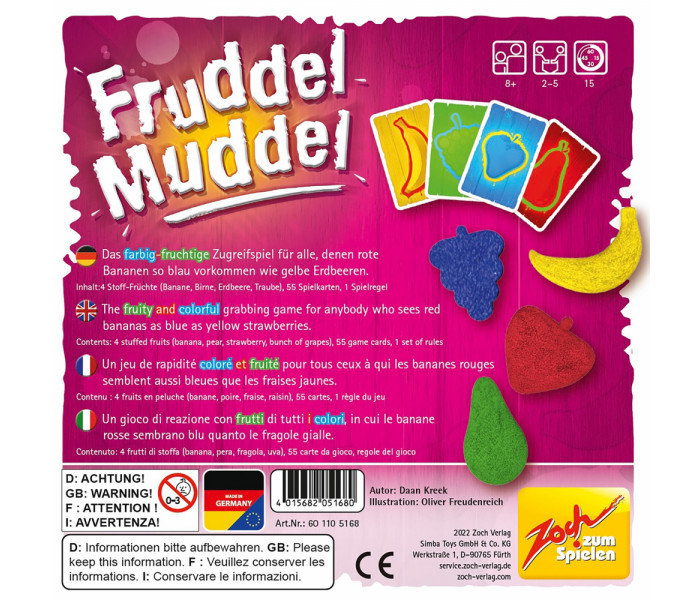 Настольная игра Безладний безлад (Fruddel Muddel) ENG. Zoch (601105168)