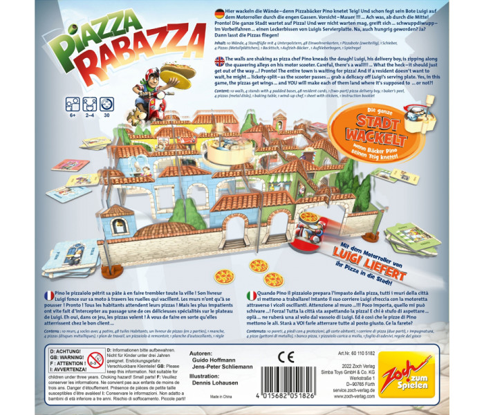 Настольная игра Пьяцца Рабацца (Piazza Rabazza) ENG. Zoch (601105182)