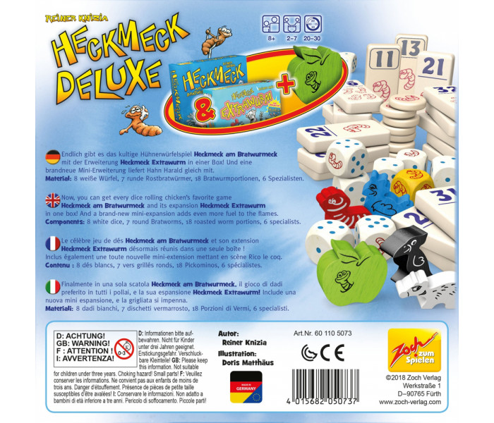 Настольная игра Хекмек Делюкс (Heckmeck Deluxe) ENG. Zoch (601105073)