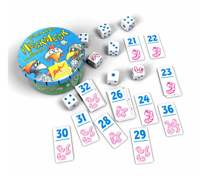 Настольная игра Хекмек Мини в жестянке (Mini Heckmeck am Bratwurmeck) ENG. Zoch (601105091)