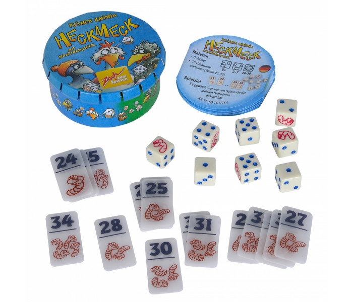 Настольная игра Хекмек Мини в жестянке (Mini Heckmeck am Bratwurmeck) ENG. Zoch (601105091)