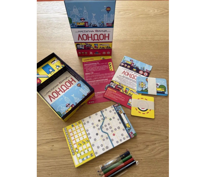 Настольная игра Наступна станція Лондон. Feelindigo (FI23058)