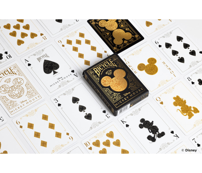 Карти Bicycle Mickey Mouse Black and Gold