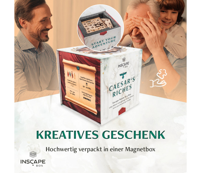 Головоломка квест-бокс Caeser’s Riches. Inscape