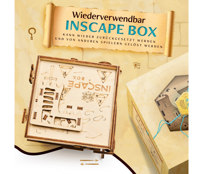 Головоломка квест-бокс Pharaoh’s Secret. Inscape