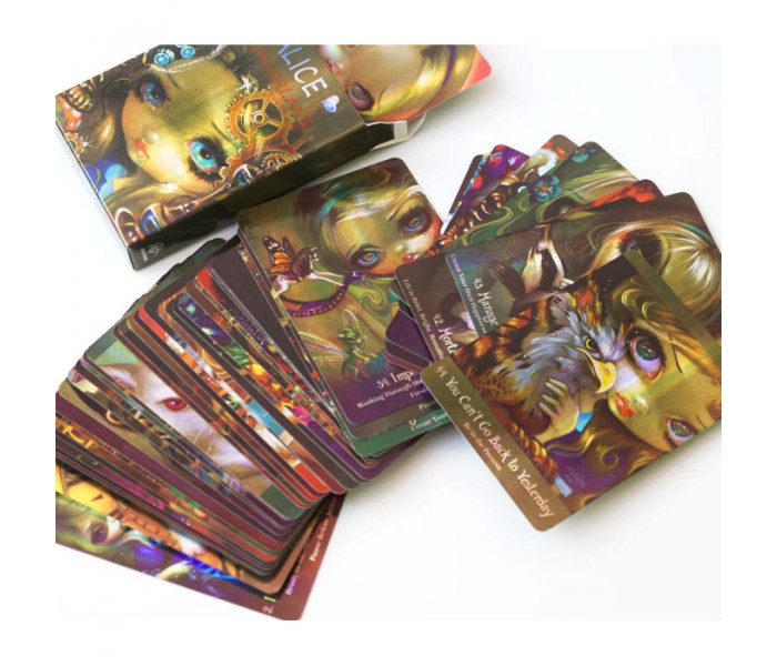 Оракул Країни Чудес із голографічним напиленням - The Wonderland Oracle with holographic coating (9420020)