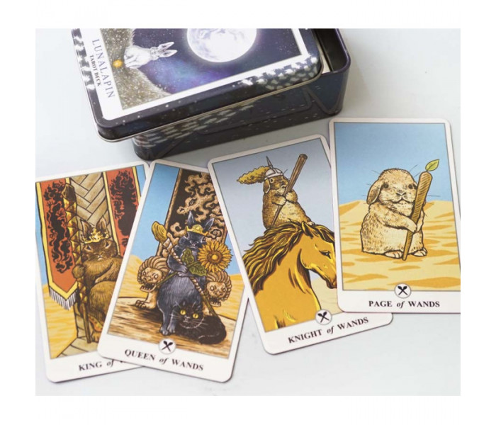 Таро Лунного Кролика - Atesswy lunalapin Tarot in a tin (9420038)