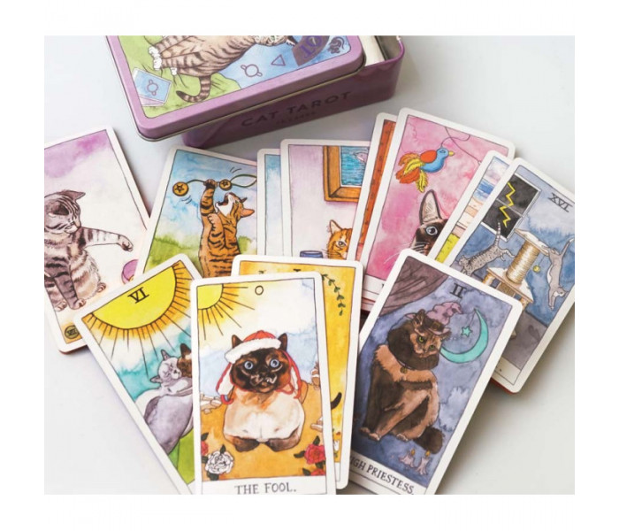 Таро Котів - Cat Tarot in a tin (9420039)