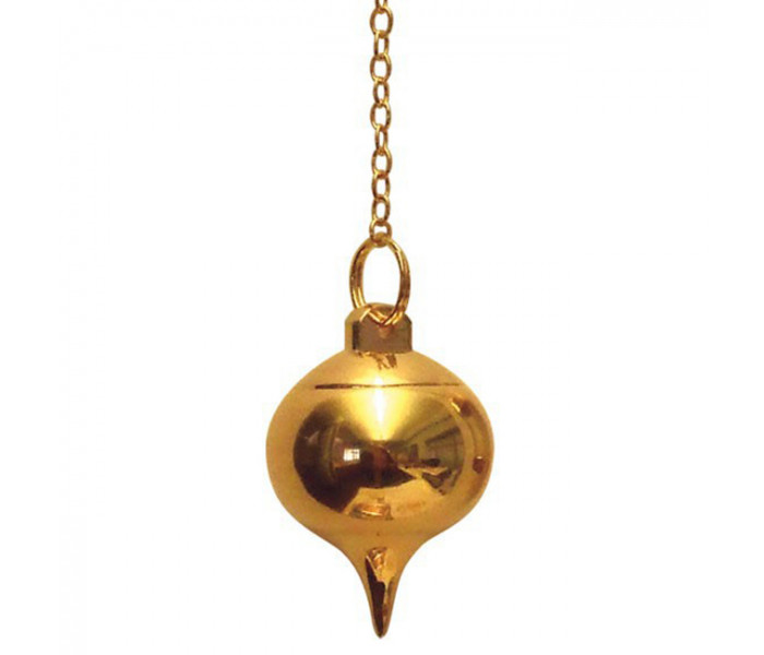 Маятник-контейнер - Classic Drop Gold Pendulum. Lo Scarabeo (PEB18)