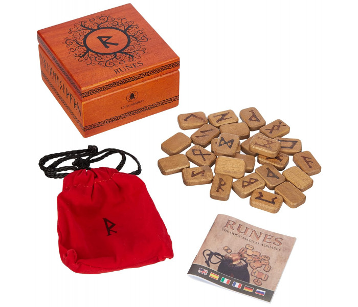 Подарункове видання дерев’яних рун - Deluxe Wooden Runes. Lo Scarabeo (RUNE11)