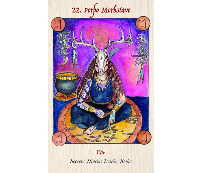 Рунический Оракул Скандинавской Богини - Norse Goddess Rune Oracle. Blue Angel 