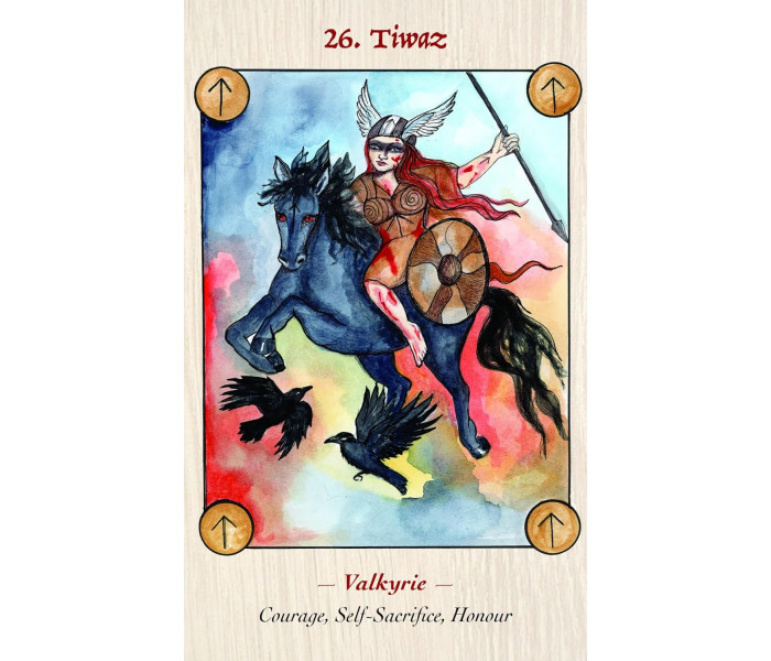Рунический Оракул Скандинавской Богини - Norse Goddess Rune Oracle. Blue Angel 