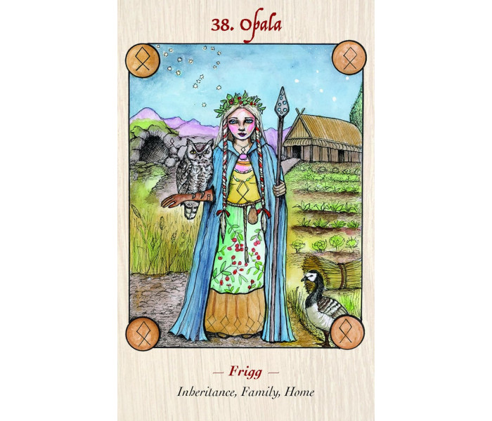 Рунический Оракул Скандинавской Богини - Norse Goddess Rune Oracle. Blue Angel 