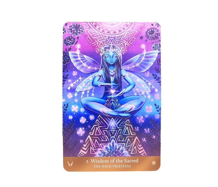 Відкриття Золотого Століття: провидницький досвід Таро - Unveiling the Golden Age: A Visionary Tarot Experience Cards. Blue Angel 