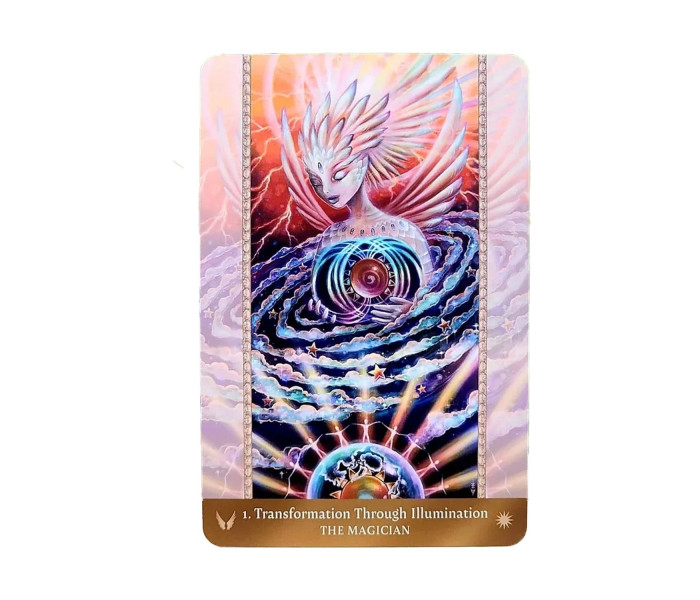 Відкриття Золотого Століття: провидницький досвід Таро - Unveiling the Golden Age: A Visionary Tarot Experience Cards. Blue Angel 