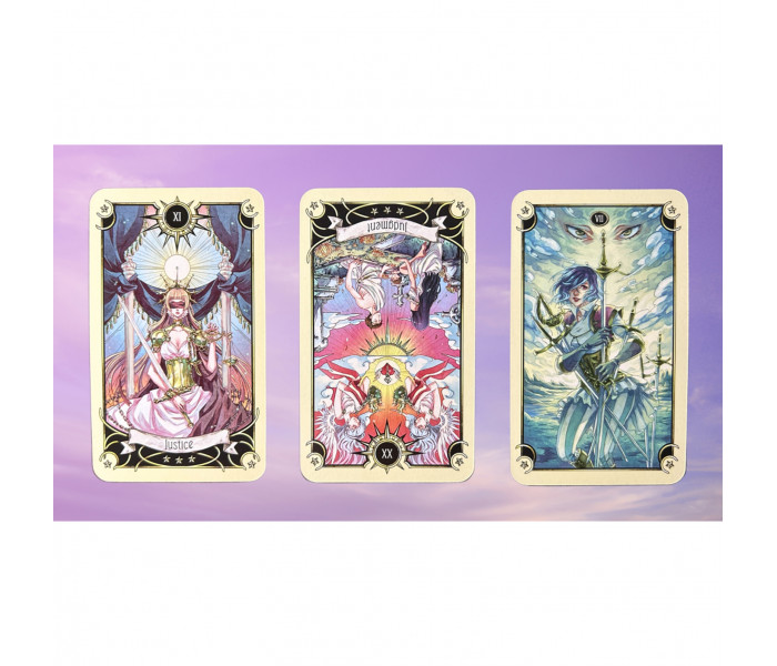 Мистические мини карты Таро Манга - Mystical Manga Tarot Mini Deck. Llewellyn