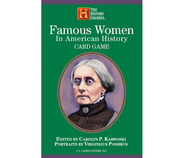 Игральные карты Знаменитые женщины в Американской истории - Famous Women in American History Card Game. US Games Systems