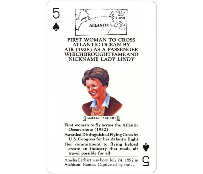 Игральные карты Знаменитые женщины в Американской истории - Famous Women in American History Card Game. US Games Systems