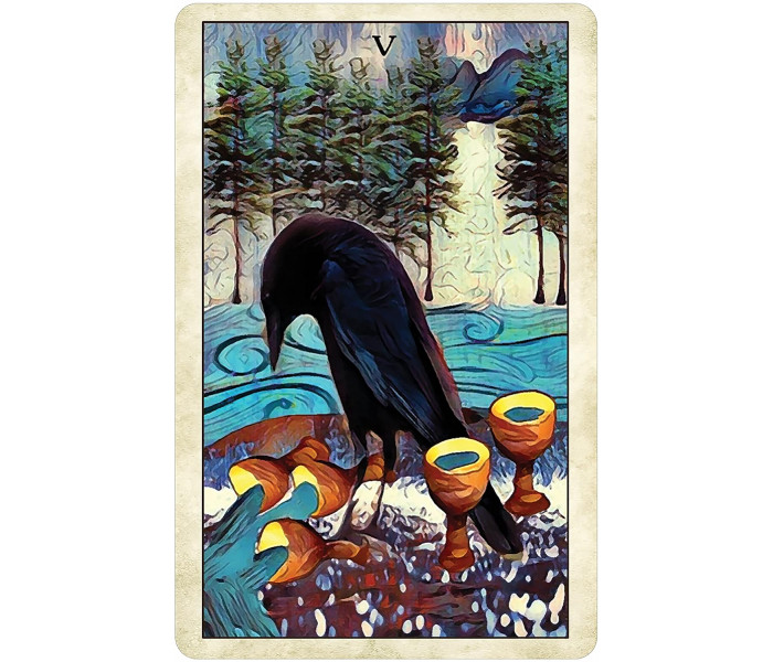 Таро Ворона Кишенькове Видання - Crow Tarot Pocket Edition. U.S. Games Systems