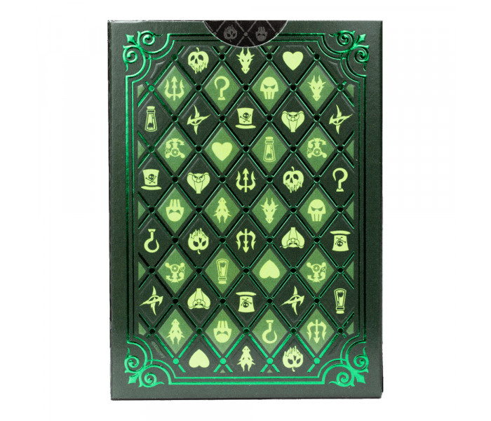 Картки Bicycle Disney Villains Green