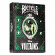 Картки Bicycle Disney Villains Green