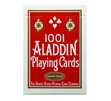 Фото Гральні карти Aladdin 1001 Smooth Finish Red