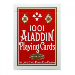 Игральные карты Aladdin 1001 Smooth Finish Red