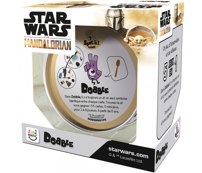 Настільна гра Dobble Star Wars Mandalorian (Доббль Мандалорець ENG). Asmodee