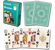 Фото Пластикові карти для покеру Modiano Cristallo 4 Jumbo Index Dark Green